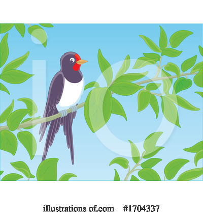 Royalty-Free (RF) Bird Clipart Illustration by Alex Bannykh - Stock Sample #1704337