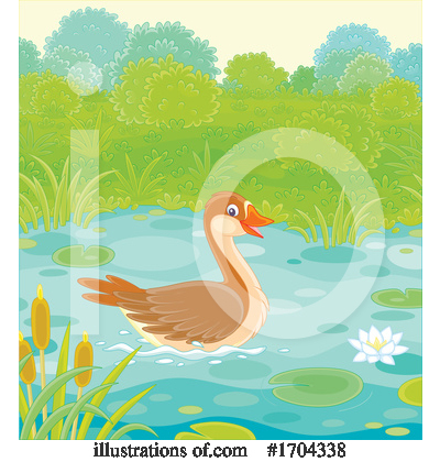 Royalty-Free (RF) Bird Clipart Illustration by Alex Bannykh - Stock Sample #1704338