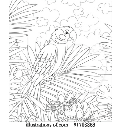 Royalty-Free (RF) Bird Clipart Illustration by Alex Bannykh - Stock Sample #1708863