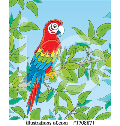 Royalty-Free (RF) Bird Clipart Illustration by Alex Bannykh - Stock Sample #1708871