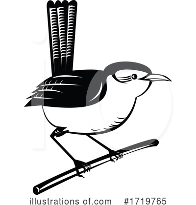 Royalty-Free (RF) Bird Clipart Illustration by patrimonio - Stock Sample #1719765