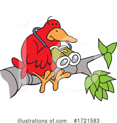 Bird Watching Clipart #1721583 by Johnny Sajem