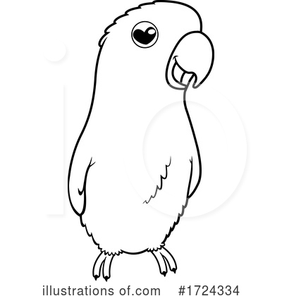 Royalty-Free (RF) Bird Clipart Illustration by Hit Toon - Stock Sample #1724334