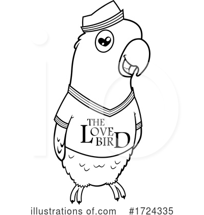 Royalty-Free (RF) Bird Clipart Illustration by Hit Toon - Stock Sample #1724335
