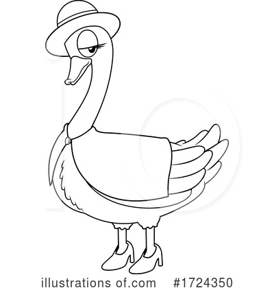 Goose Clipart #1724350 by Hit Toon