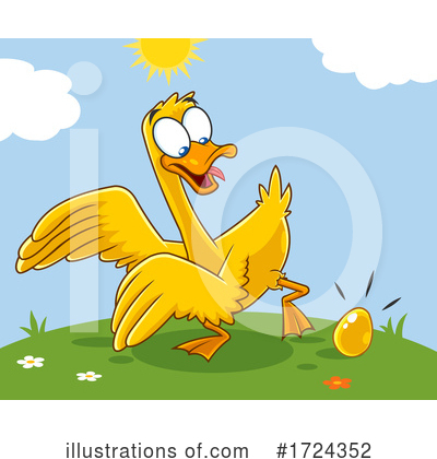 Royalty-Free (RF) Bird Clipart Illustration by Hit Toon - Stock Sample #1724352
