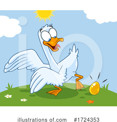Royalty-Free (RF) Bird Clipart Illustration by Hit Toon - Stock Sample #1724353