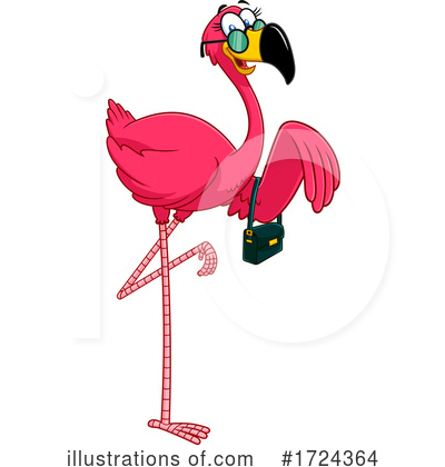 Flamingo Clipart #1724364 by Hit Toon
