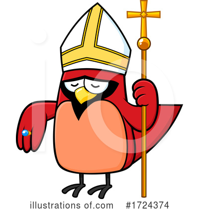Royalty-Free (RF) Bird Clipart Illustration by Hit Toon - Stock Sample #1724374