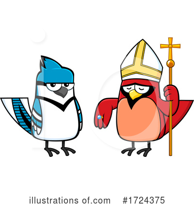 Royalty-Free (RF) Bird Clipart Illustration by Hit Toon - Stock Sample #1724375
