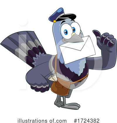 Mail Man Clipart #1724382 by Hit Toon