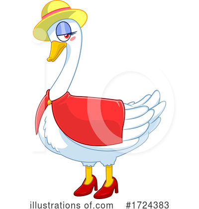 Goose Clipart #1724383 by Hit Toon