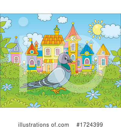 Royalty-Free (RF) Bird Clipart Illustration by Alex Bannykh - Stock Sample #1724399
