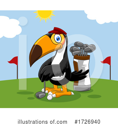Royalty-Free (RF) Bird Clipart Illustration by Hit Toon - Stock Sample #1726940