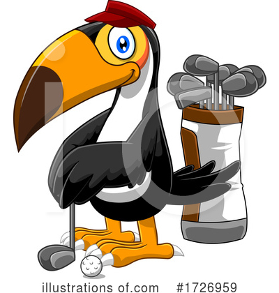Royalty-Free (RF) Bird Clipart Illustration by Hit Toon - Stock Sample #1726959