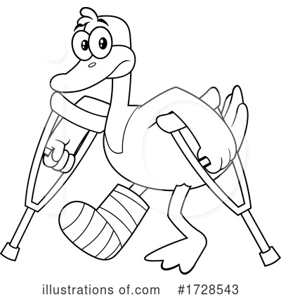 Duck Clipart #1728543 by Hit Toon