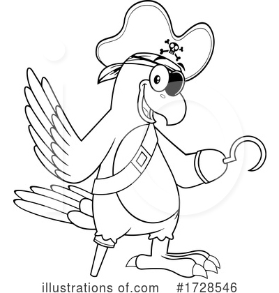 Royalty-Free (RF) Bird Clipart Illustration by Hit Toon - Stock Sample #1728546