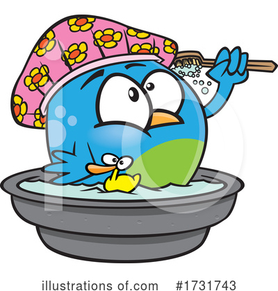 Rubber Duck Clipart #1731743 by toonaday