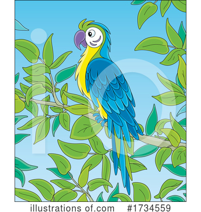 Royalty-Free (RF) Bird Clipart Illustration by Alex Bannykh - Stock Sample #1734559