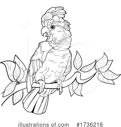 Royalty-Free (RF) Bird Clipart Illustration by Pushkin - Stock Sample #1736216