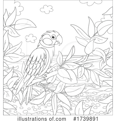 Royalty-Free (RF) Bird Clipart Illustration by Alex Bannykh - Stock Sample #1739891