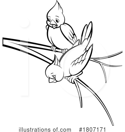 Royalty-Free (RF) Bird Clipart Illustration by Lal Perera - Stock Sample #1807171