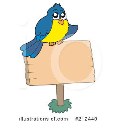 Royalty-Free (RF) Bird Clipart Illustration by visekart - Stock Sample #212440