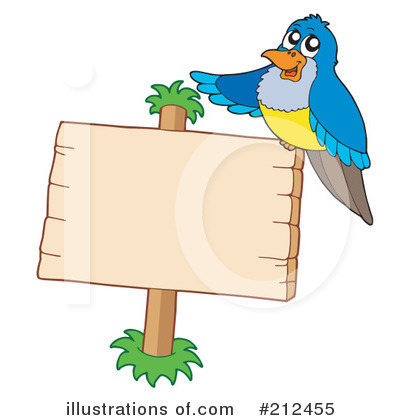 Royalty-Free (RF) Bird Clipart Illustration by visekart - Stock Sample #212455