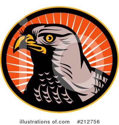 Royalty-Free (RF) Bird Clipart Illustration by patrimonio - Stock Sample #212756