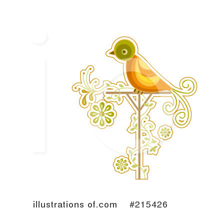 Royalty-Free (RF) Bird Clipart Illustration by BNP Design Studio - Stock Sample #215426