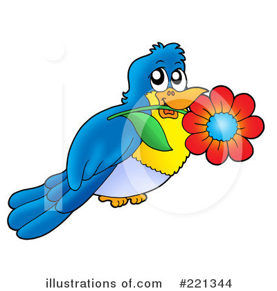 Royalty-Free (RF) Bird Clipart Illustration by visekart - Stock Sample #221344
