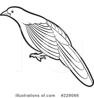 Royalty-Free (RF) Bird Clipart Illustration by Lal Perera - Stock Sample #228066