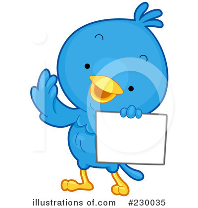 Blue Birds Clipart #230035 by BNP Design Studio