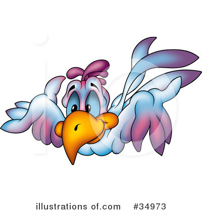 Royalty-Free (RF) Bird Clipart Illustration by dero - Stock Sample #34973