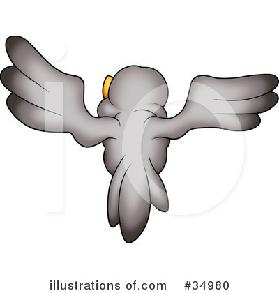 Royalty-Free (RF) Bird Clipart Illustration by dero - Stock Sample #34980