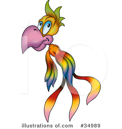Royalty-Free (RF) Bird Clipart Illustration by dero - Stock Sample #34989