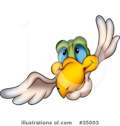 Royalty-Free (RF) Bird Clipart Illustration by dero - Stock Sample #35003