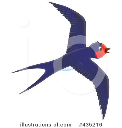 Royalty-Free (RF) Bird Clipart Illustration by Alex Bannykh - Stock Sample #435216