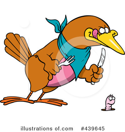 Royalty-Free (RF) Bird Clipart Illustration by toonaday - Stock Sample #439645
