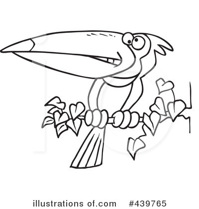 Royalty-Free (RF) Bird Clipart Illustration by toonaday - Stock Sample #439765