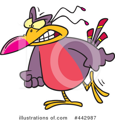 Royalty-Free (RF) Bird Clipart Illustration by toonaday - Stock Sample #442987