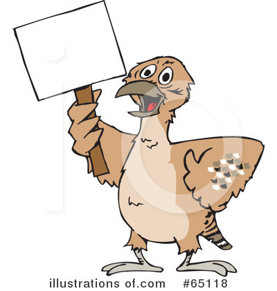 Royalty-Free (RF) Bird Clipart Illustration by Dennis Holmes Designs - Stock Sample #65118