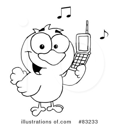 Royalty-Free (RF) Bird Clipart Illustration by Hit Toon - Stock Sample #83233