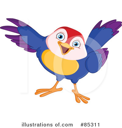 Royalty-Free (RF) Bird Clipart Illustration by yayayoyo - Stock Sample #85311