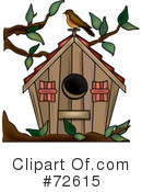 Birdhouse Clipart #72615 by Pams Clipart