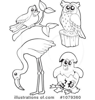 Royalty-Free (RF) Birds Clipart Illustration by visekart - Stock Sample #1079360