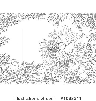 Royalty-Free (RF) Birds Clipart Illustration by Alex Bannykh - Stock Sample #1082311