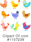 Birds Clipart #1107238 by Vector Tradition SM