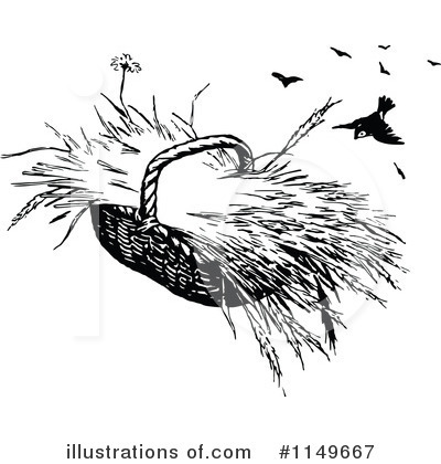 Royalty-Free (RF) Birds Clipart Illustration by Prawny Vintage - Stock Sample #1149667
