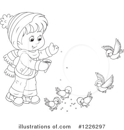 Feed The Birds Clipart #1226297 by Alex Bannykh